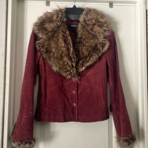 100% suede leather jacket